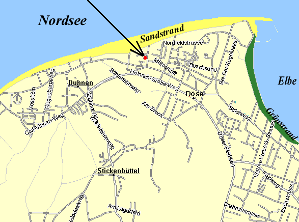 Ferienwohnungen in Cuxhaven Duhnen Döse